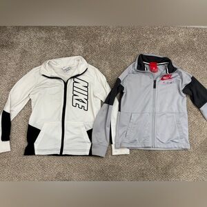 Lot of Nike Zip Up Jackets 4-5 and 5-6 athletic activewear